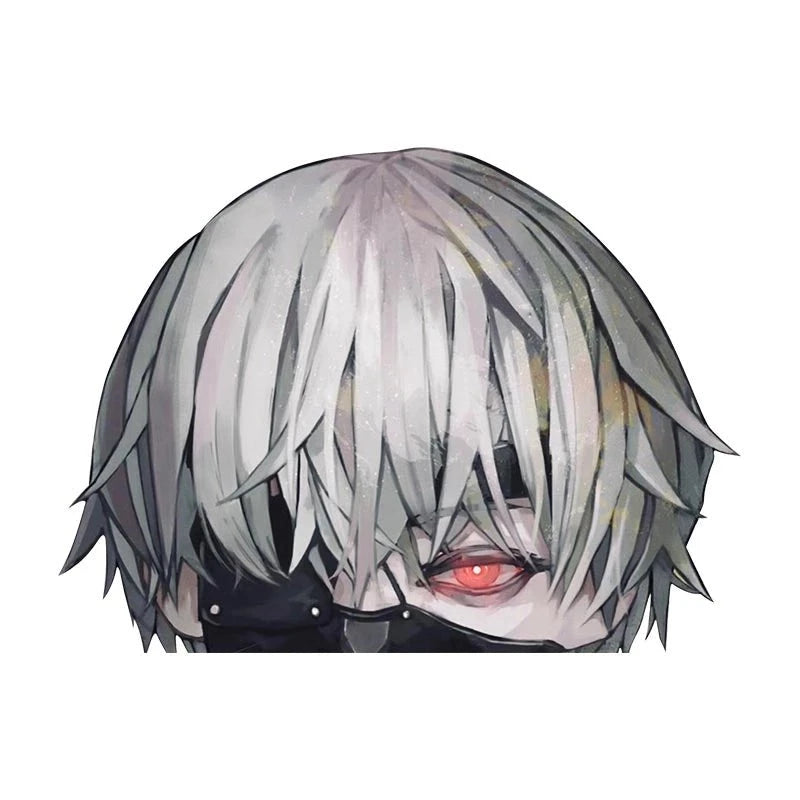 Tokyo Ghoul 'Ken Kaneki | Staring' Vinyl Car Peeker Sticker