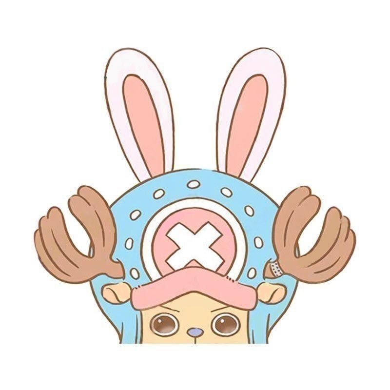 One Piece 'Tony Tony | Bunny Ears' Vinyl Car Peeker Sticker
