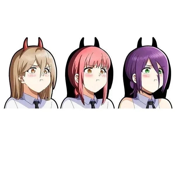 Chainsaw Man 'Power x Makima x Reze' Vinyl Car 3D Motion Sticker