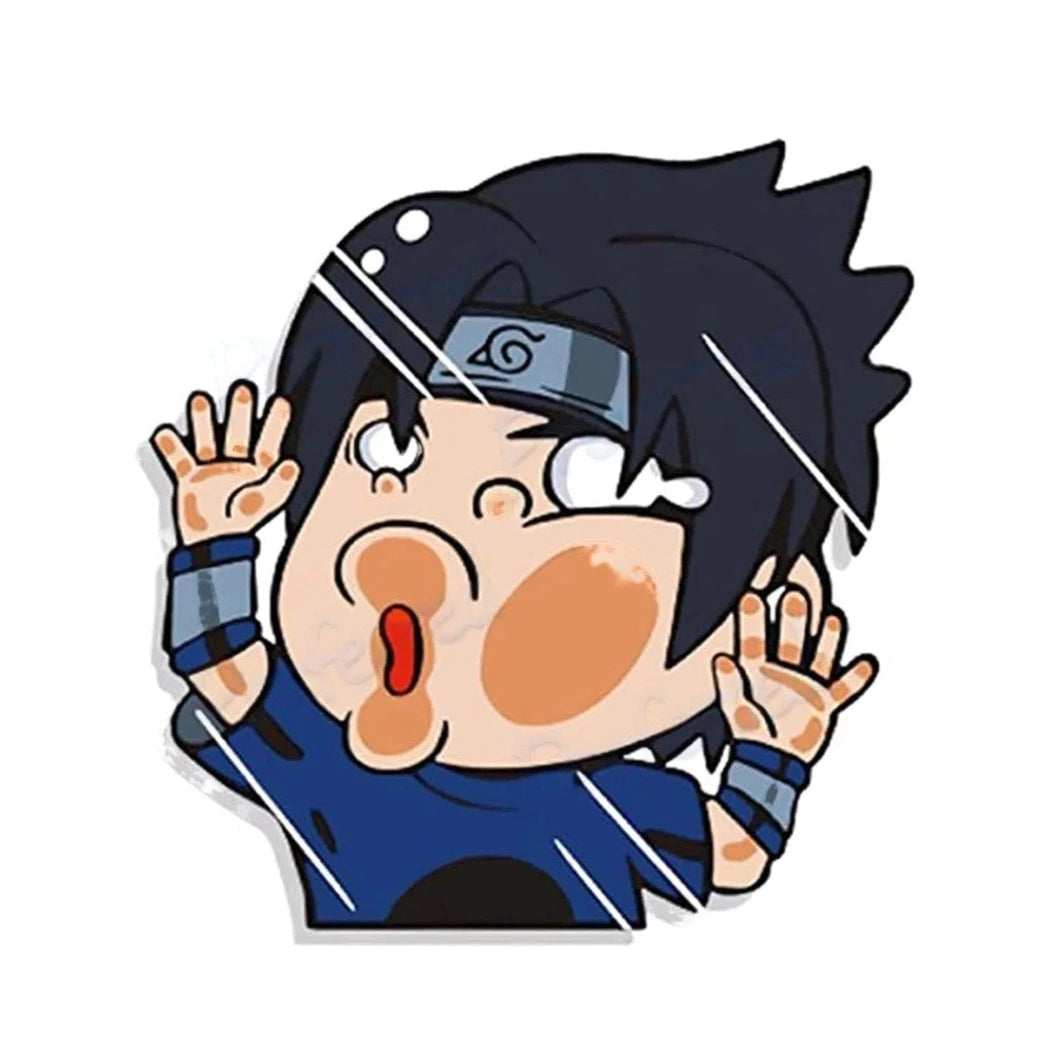 Naruto 'Sasuke Uchiha | Pressed Face' Vinyl Car Sticker