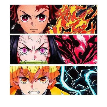 Demon Slayer 'Tanjiro x Nezuko x Zenitsu' Vinyl Car 3D Motion Sticker