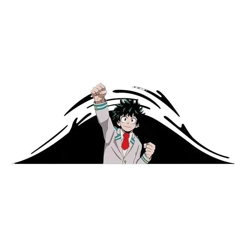My Hero Academia 'Deku | Raised Fist' Vinyl Car Peeker Sticker