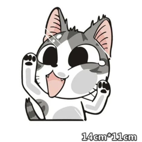 Chi's Sweet Home 'Chi Yamada | Pressed Face' Vinyl Car Peeker Sticker