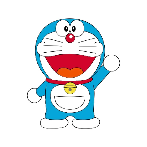 Doraemon 'Waving | Right' Vinyl Car Sticker