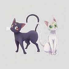 Sailor Moon 'Luna And Artemis | Guardian Cats' Vinyl Car Sticker