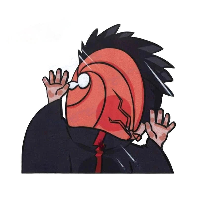 Naruto 'Tobi | Pressed Face' Vinyl Car Sticker