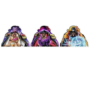 One Piece 'Blackbeard | Happy' Vinyl Car 3D Motion Sticker