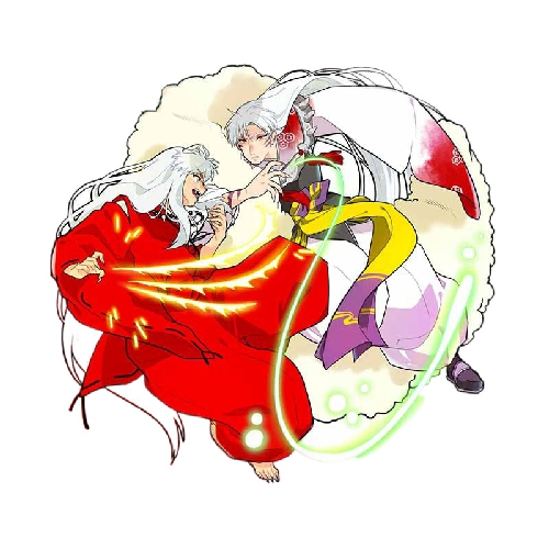 Inuyasha 'Sesshōmaru and Inuyasha | Fighting' Vinyl Car Sticker
