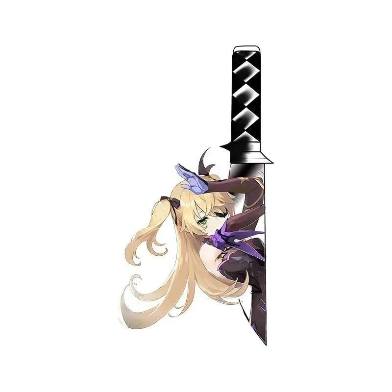 Genshin Impact 'Fischl | Hand Moves' Vinyl Car Peeker Sticker