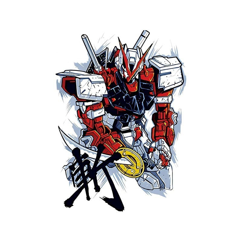 Mobile Suit 'Gundam Astray Red Frame | Attacking' Vinyl Car Sticker