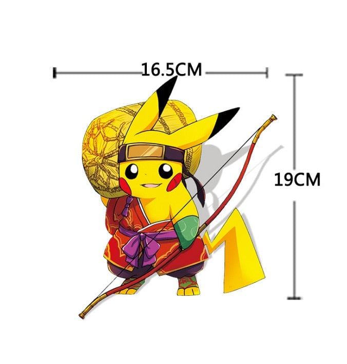 Pikachu x Tawara Touta Vinyl Car Sticker