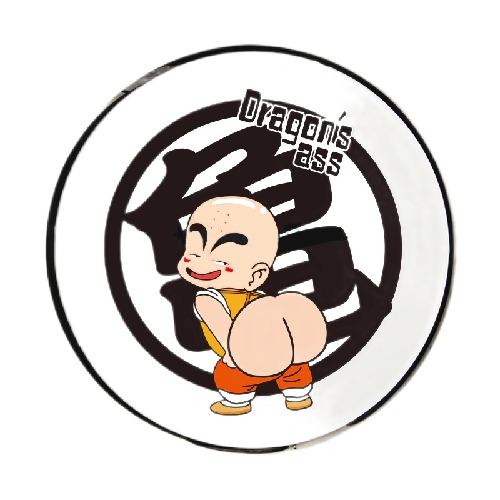 Dragon Ball Z 'Young Krillin | Dragon's Ass' Vinyl Car Sticker