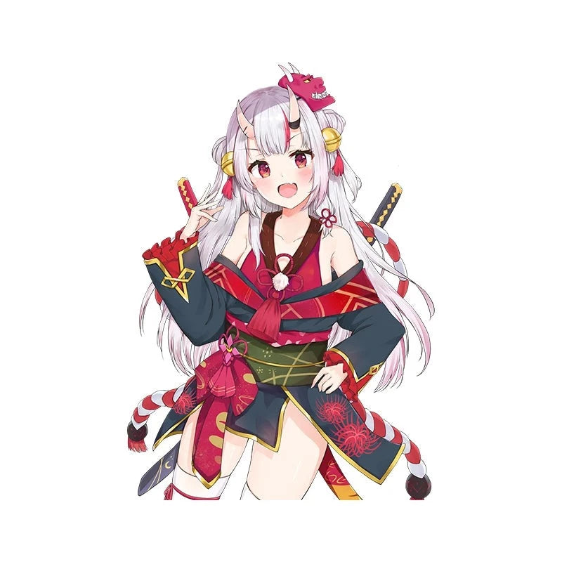 Virtual YouTuber 'Nakiri Ayame | Posing' Vinyl Car Sticker