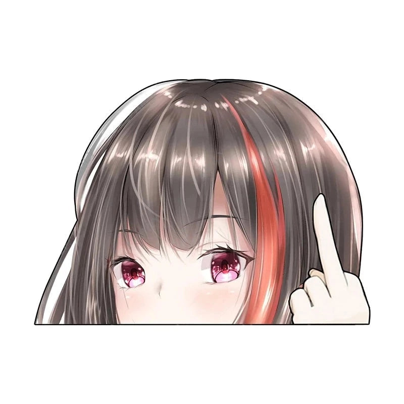 Akame ga Kill! 'Akame | F U' Vinyl Car Peeker Sticker