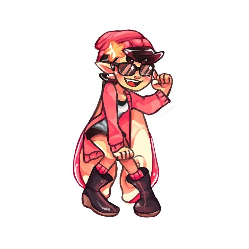 Splatoon 'Callie | Idea' Vinyl Car Sticker