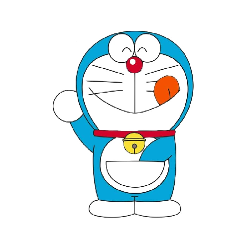 Doraemon 'Yummy | Left' Vinyl Car Sticker