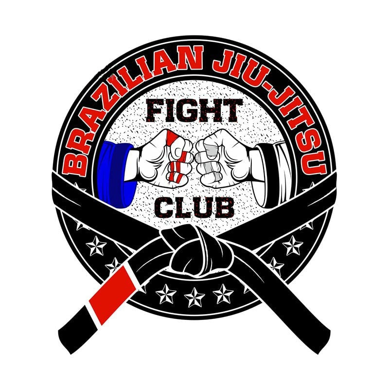 Fight Club 'Brazilian Jiu-Jitsu | Logo' Vinyl Car Sticker