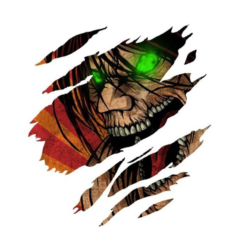 Attack on Titan 'Eren Titan Form | Scratch' Vinyl Car Sticker