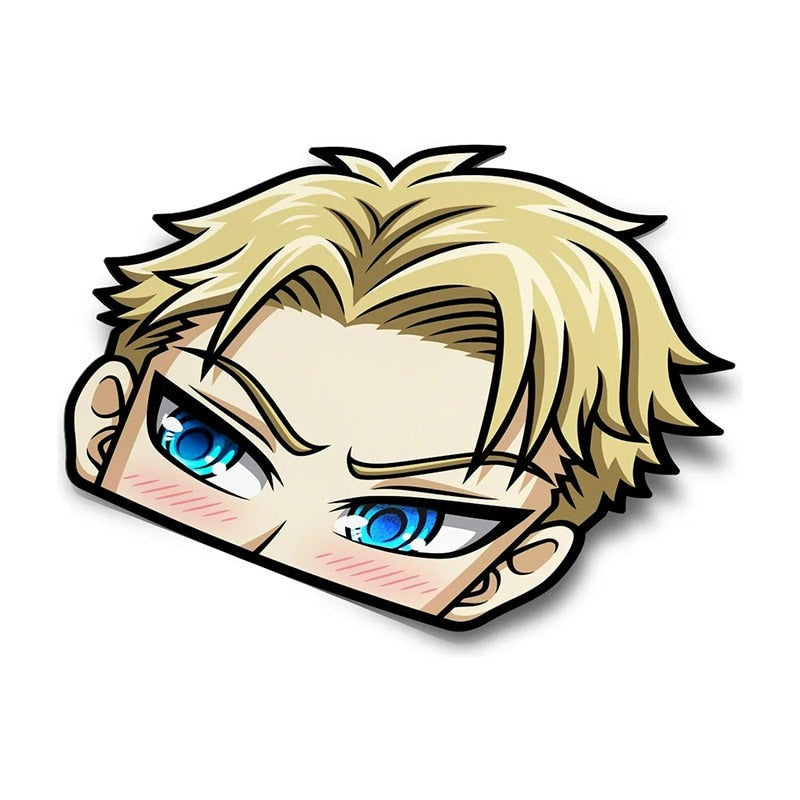 Spy x Family 'Loid | Mad' Vinyl Car Peeker Sticker