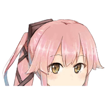 KanColle 'Yura Kai Ni | Serious' Vinyl Car Peeker Sticker