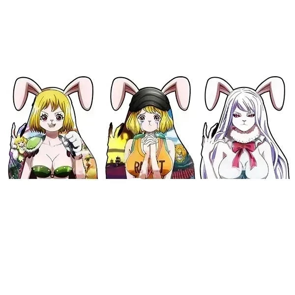 One Piece 'Carrot | Rabbit Mink' Vinyl Car 3D Motion Sticker