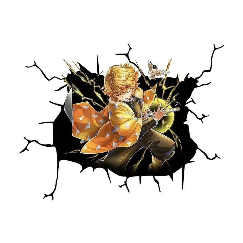 Demon Slayer 'Zenitsu | Focusing' Car Window Vinyl Sticker