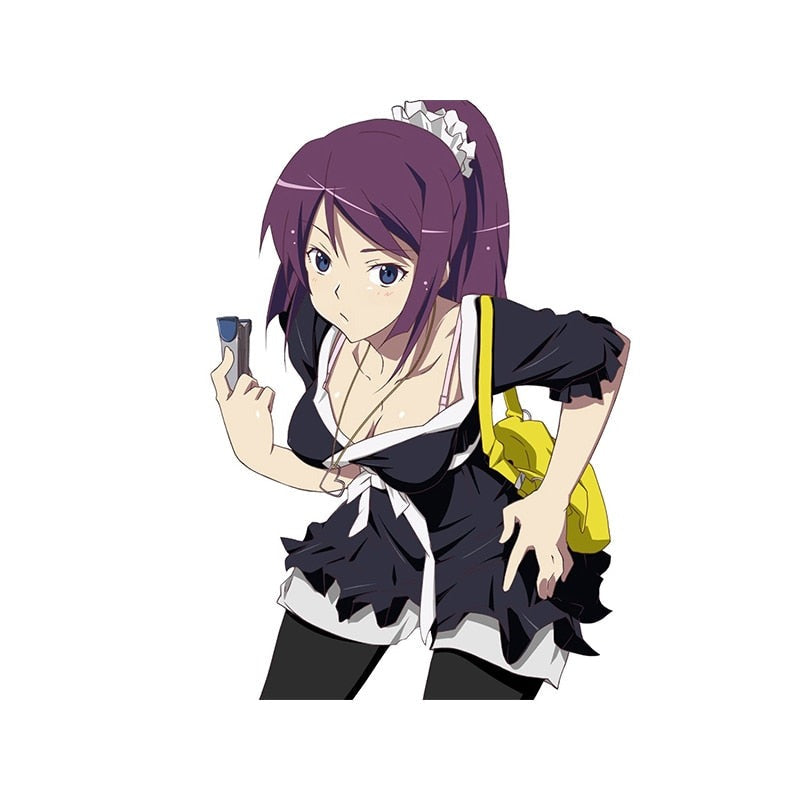 Monogatari Series 'Hitagi Senjougahara | Stapler' Vinyl Car Sticker