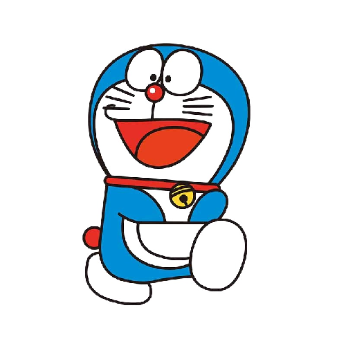 Doraemon 'Walking | Right' Vinyl Car Sticker