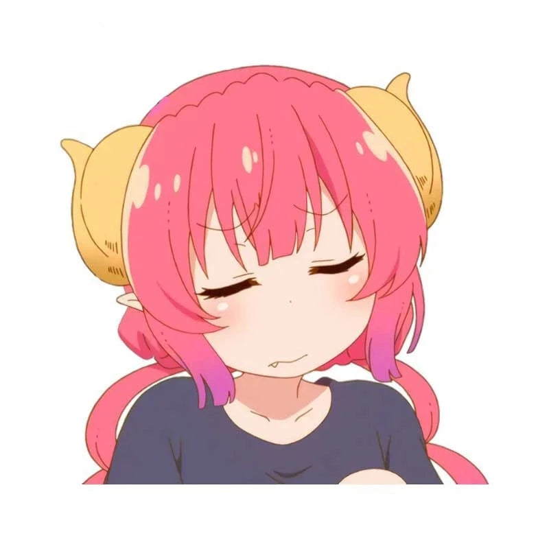 Miss Kobayashi's Dragon Maid 'Ilulu | Sad' Vinyl Car Sticker