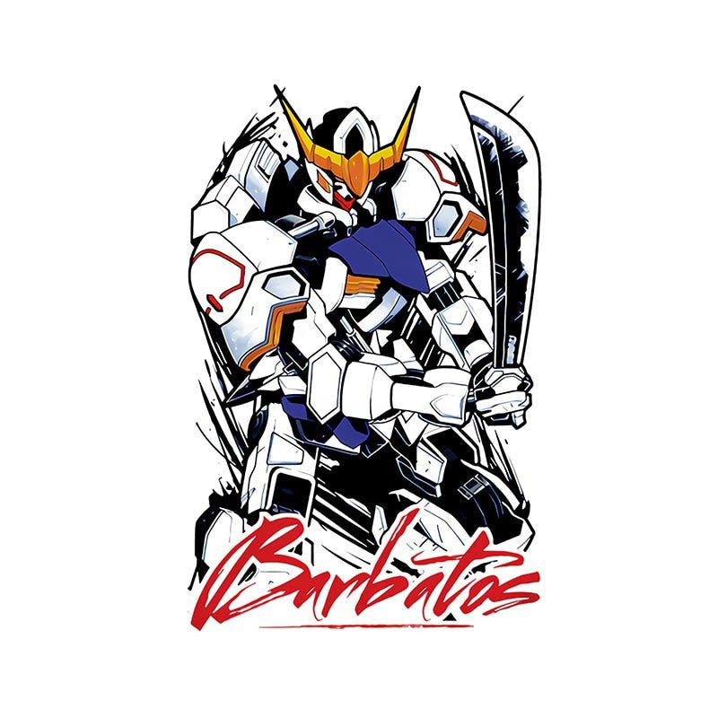 Mobile Suit 'Gundam Barbatos | Sword' Vinyl Car Sticker