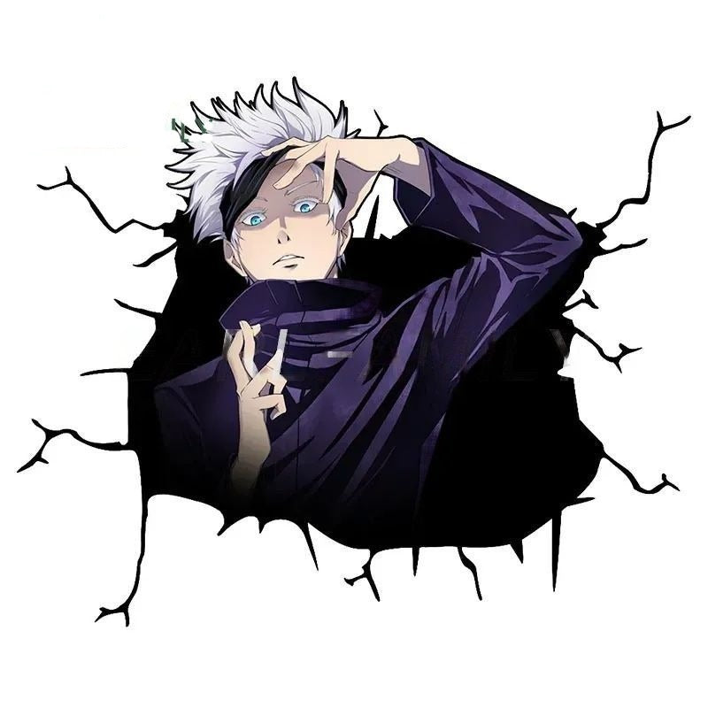 Jujutsu Kaisen 'Satoru Gojo | Unmasked' Car Window Vinyl Sticker