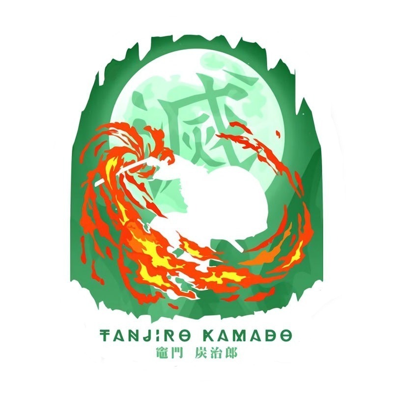 Demon Slayer 'Tanjiro Kamado | Full Moon' Vinyl Car Sticker