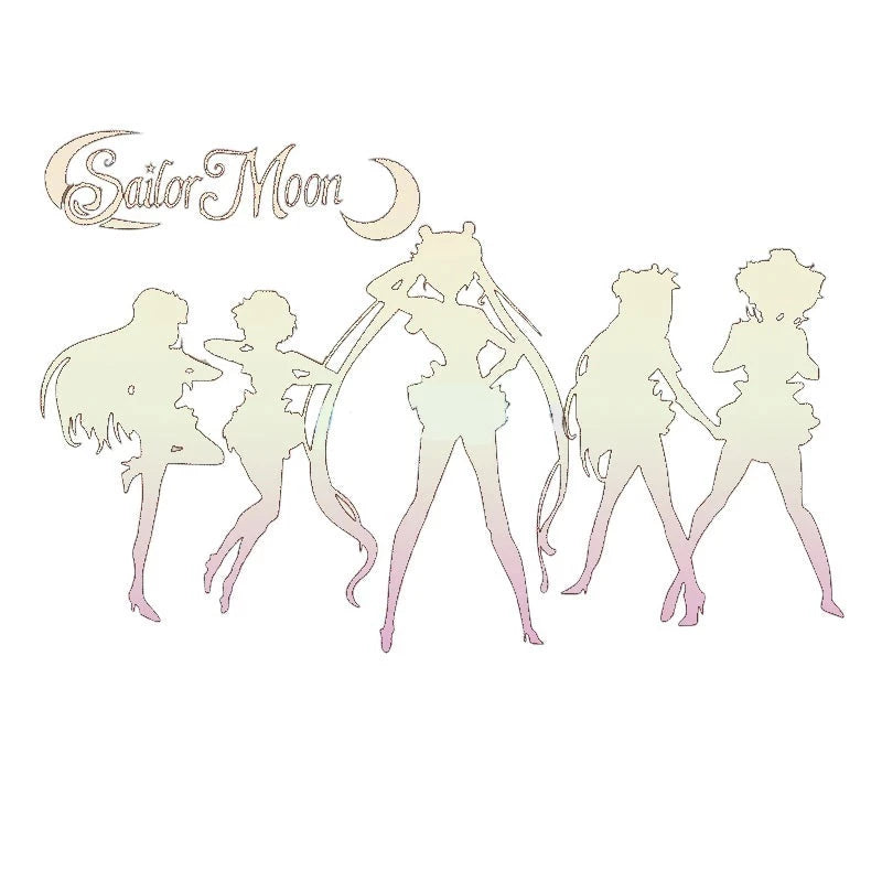 Sailor Moon 'Pretty Guardians' Vinyl Car Sticker