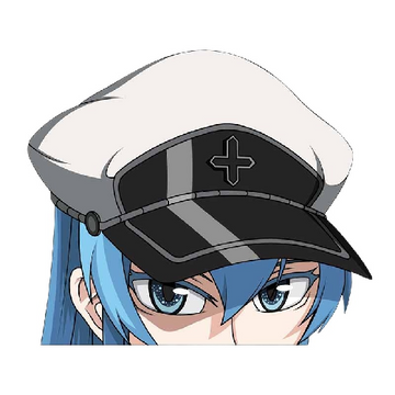 Akame ga Kill! 'Esdeath's Hat | 2.0' Vinyl Car Peeker Sticker