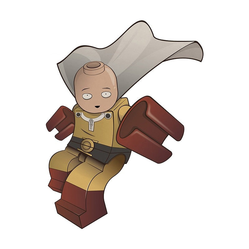 One Punch Man 'Saitama Lego' Vinyl Car Sticker