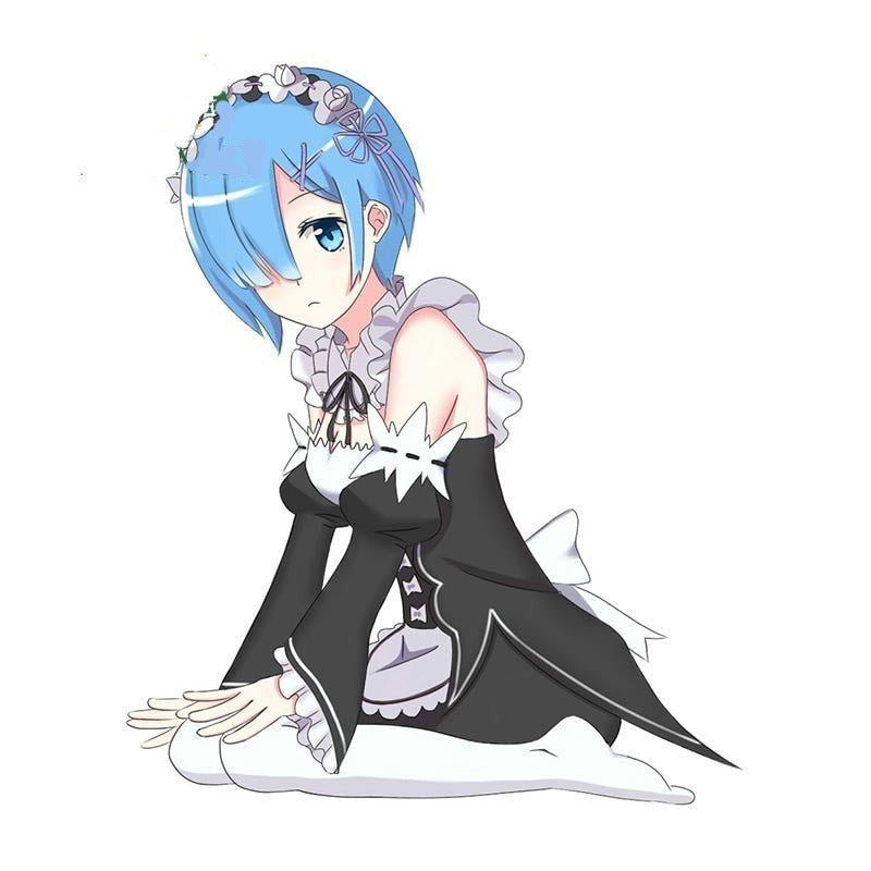 Re:Zero 'Rem | Kneeling' Vinyl Car Sticker