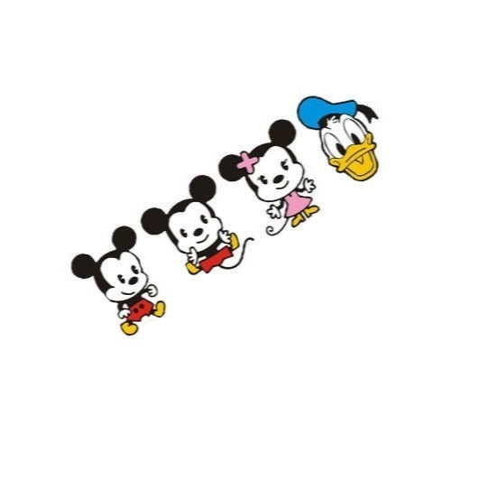 Mickey And Minnie Mouse 'Donald Duck Head' Vinyl Car Sticker