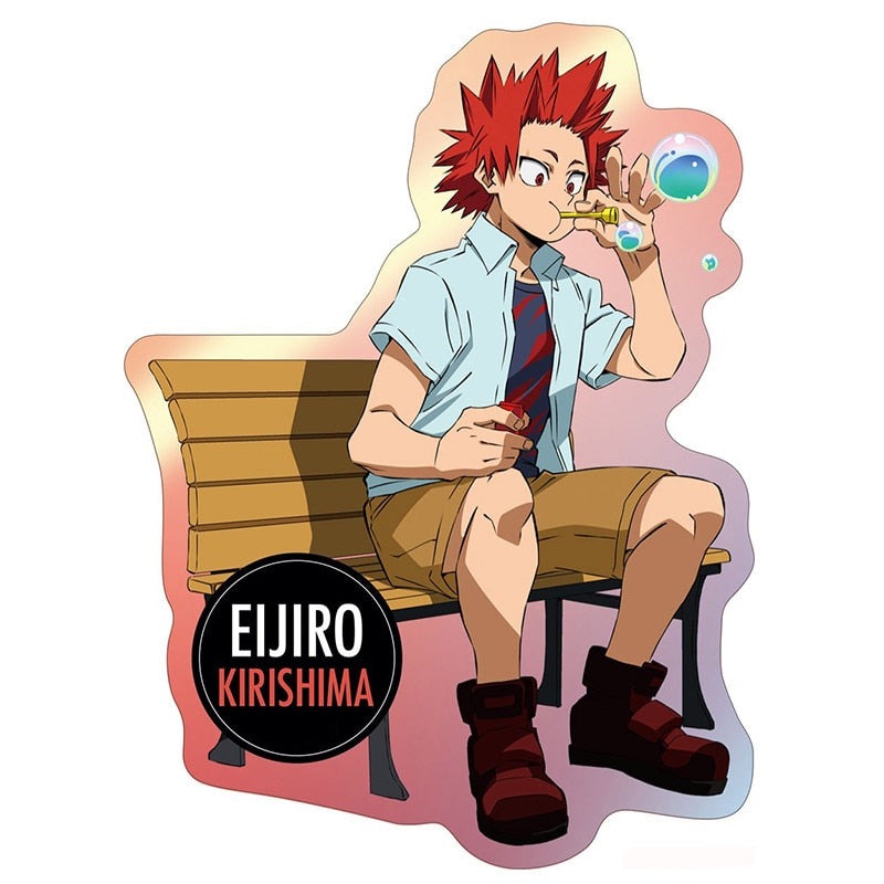My Hero Academia 'Eijiro Kirishima | Blowing Bubbles' Vinyl Car Sticker