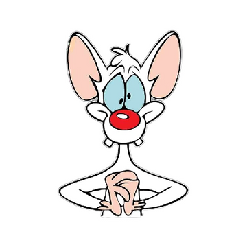 Pinky and The Brain 'Pinky | Hoping' Vinyl Car Sticker