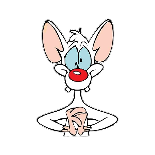Pinky and The Brain 'Pinky | Hoping' Vinyl Car Sticker