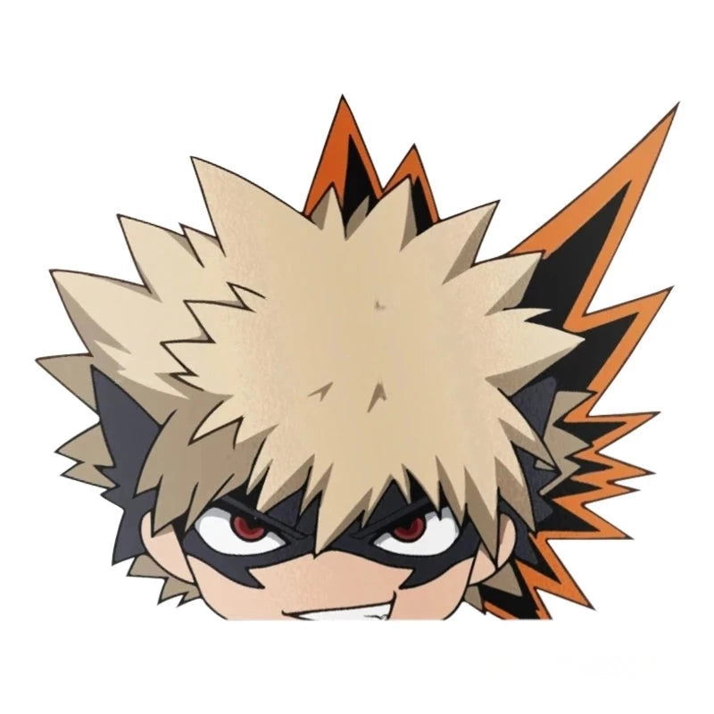 My Hero Academia 'Katsuki | Gritted Teeth' Vinyl Car Peeker Sticker