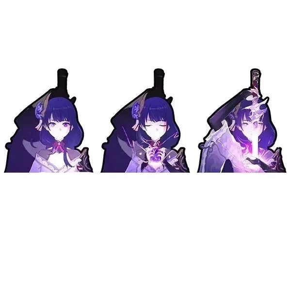 Genshin Impact 'Raiden Shogun' Vinyl Car 3D Motion Sticker