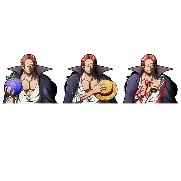 One Piece 'Shanks | Serious' Vinyl Car 3D Motion Sticker