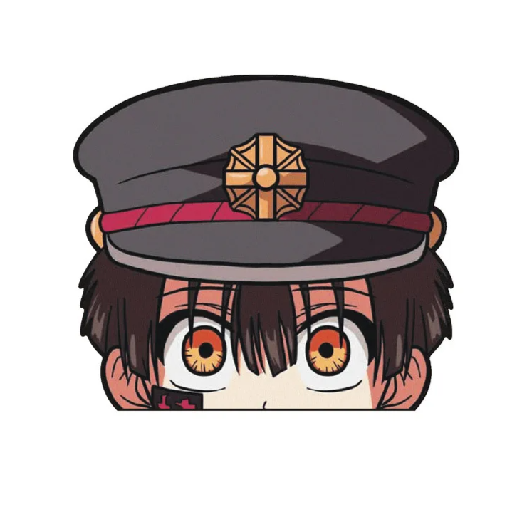 Toilet-bound Hanako-kun 'Hanako Shocked Eyes' Vinyl Car Peeker Sticker