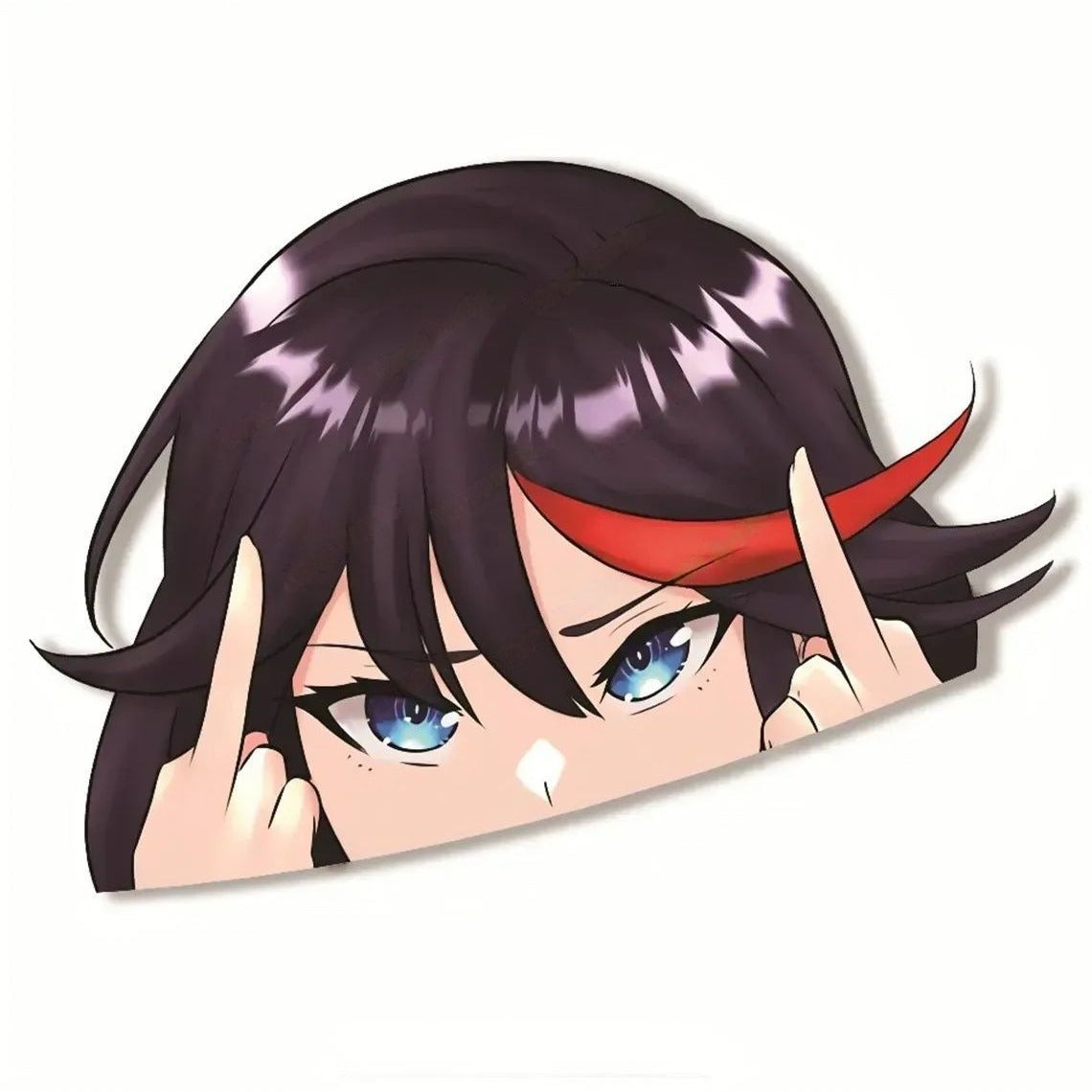 Kill la Kill 'Ryuko Matoi | F U' Vinyl Car Peeker Sticker