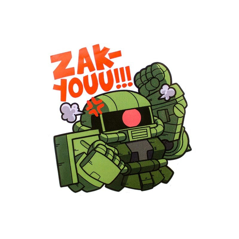 Mobile Suit Gundam 'MS-06 Zaku II | Zak-Youu!!!' Vinyl Car Sticker