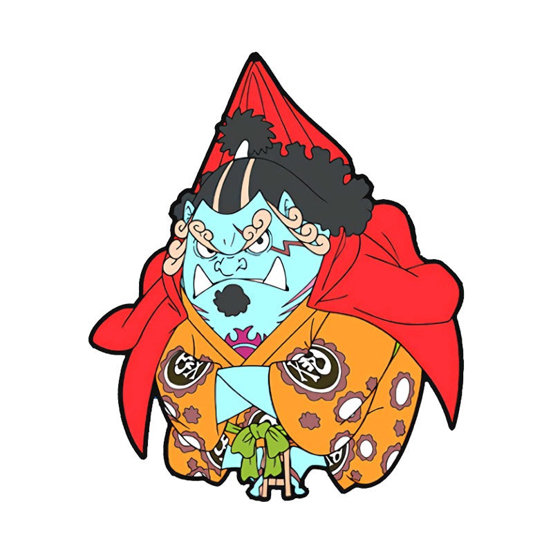 One Piece 'Hanging Jinbe | Serious' Vinyl Car Sticker