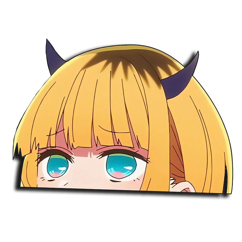 Oshi no Ko 'Mem-Cho | Looking' Vinyl Car Peeker Sticker