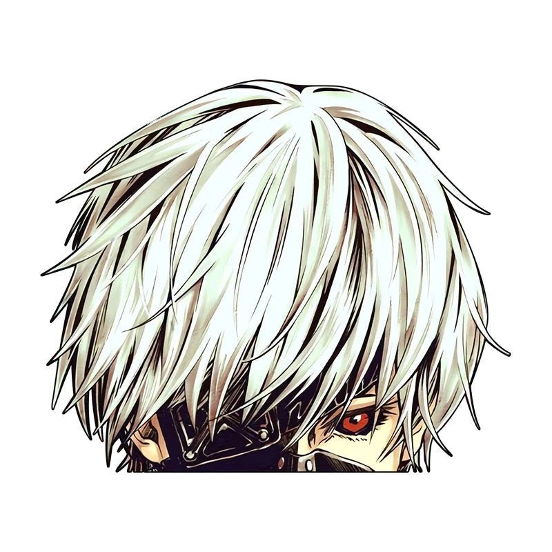 Tokyo Ghoul 'Ken Kaneki | Looking Down' Vinyl Car Peeker Sticker