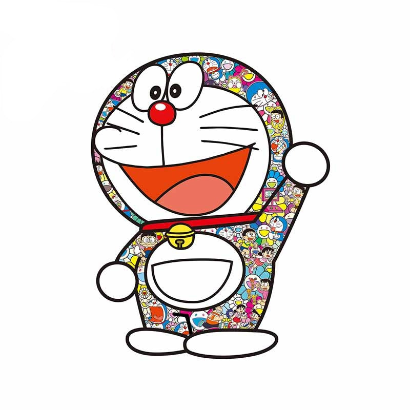 Doraemon x Takashi Murakami 'Left' Vinyl Car Sticker